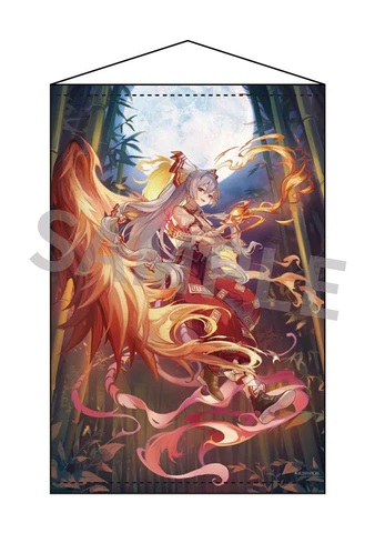 【催事限定】東方Project クリエイターズ A0タペストリー 12 藤原妹紅 illust.久蒼穹 / アキバホビー／株式会社イザナギ