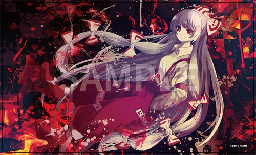 【新品】東方Projectキャラクターラバーマット16 藤原妹紅 illust.mirimo / アキバホビー／株式会社イザナギ 発売日:2025年12月頃